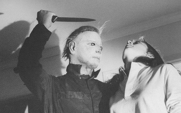 michael myers on set with john carpenter 14